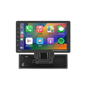 Radiosly-8-Double IC High Power Car Stereo with LCD & Remote Control | Universal Fit MP3 Player -Bluetooth, USB, AUX, FM Radio, SD Card